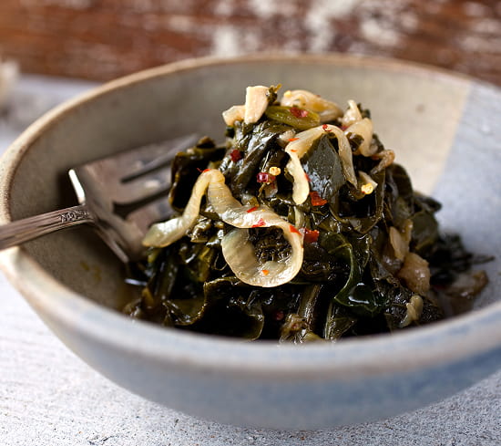 smothered greens