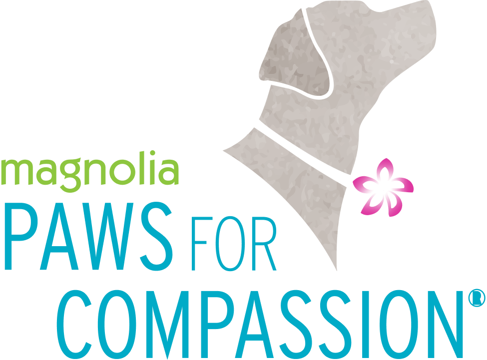 Magnolia Paws for Compassion Logo